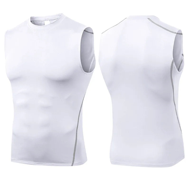 Athletic Compression Tank: Sleeveless Base Layer