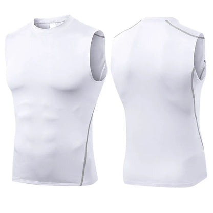 Athletic Compression Tank: Sleeveless Base Layer