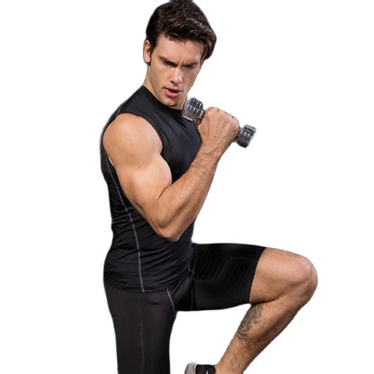 Athletic Compression Tank: Sleeveless Base Layer