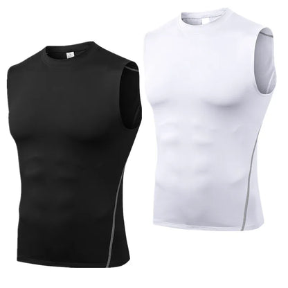 Athletic Compression Tank: Sleeveless Base Layer