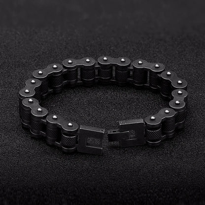 Retro Stainless Steel Motorcycle Bracelet