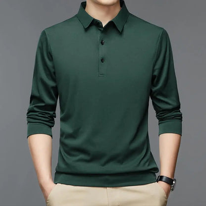 Trendy Work T-shirt: Long Sleeve Casual Shirt