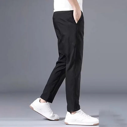 Stretch Chino Trousers: Slim Fit Fashion for Men