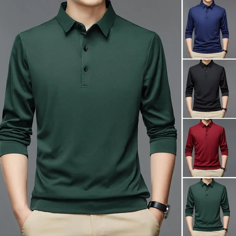 Trendy Work T-shirt: Long Sleeve Casual Shirt