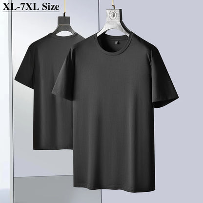 Summer Plus Size Men's Tee: Cool Comfort