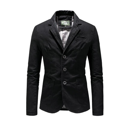 New Men's Cotton Casual Blazers