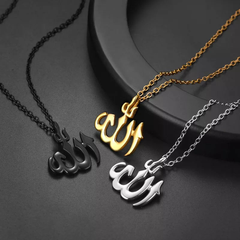 Allah Symbol Pendant Necklace for Men